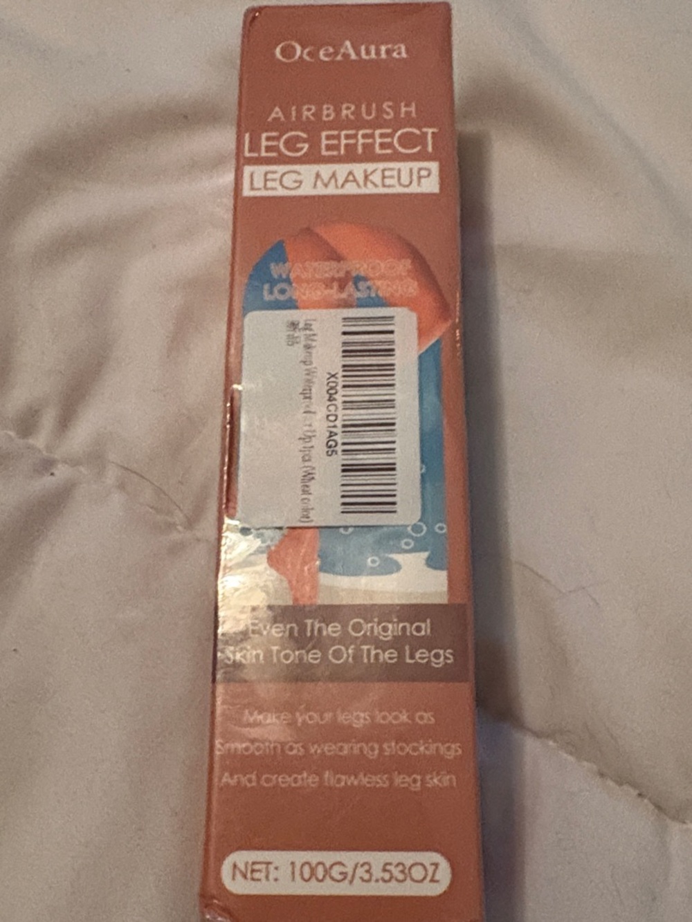 OceAura Airbrush Leg Effect Leg Makeup - Peach/Tan